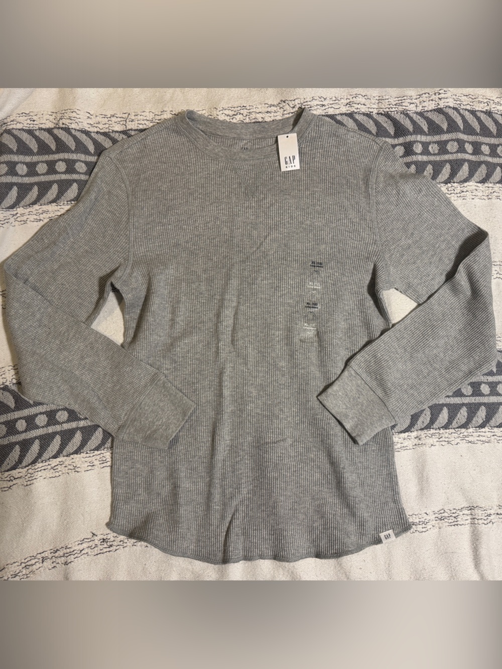 Youth Gap Lightweight Gray Ribbed Sweater NEW WITH TAGS